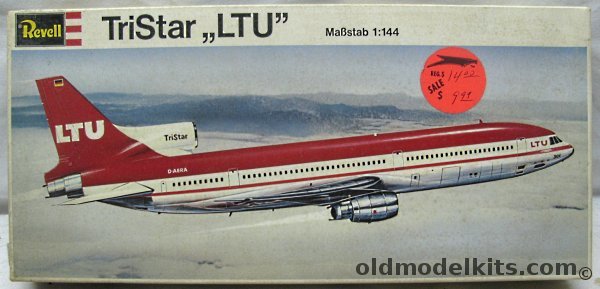 Revell 1/144 Lockheed L-1011 Tristar, H116 plastic model kit